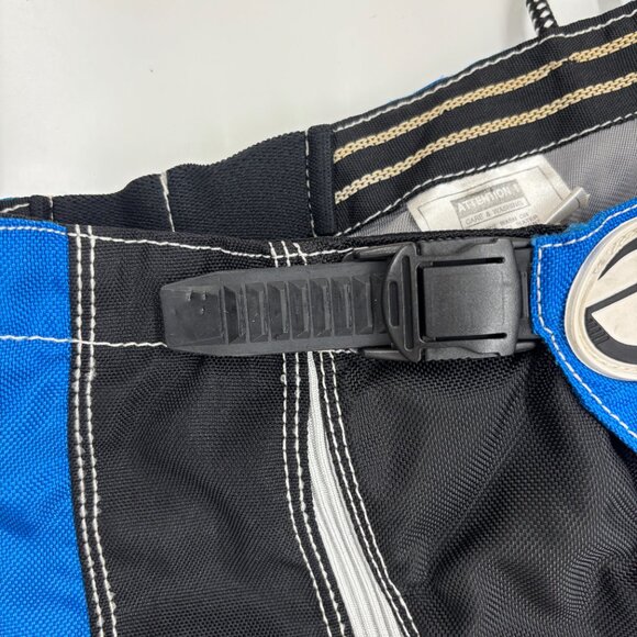 Answer Racing Syncron MX Dirt Bike Pants Sz 30 Black Blue White Adjustable - Picture 5 of 14